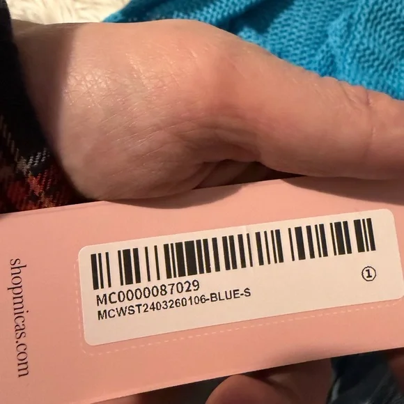 Micas beach knit set Xs/S Vibrant Blue Knit Two-Piece Set mc7 - Picture 3 of 4